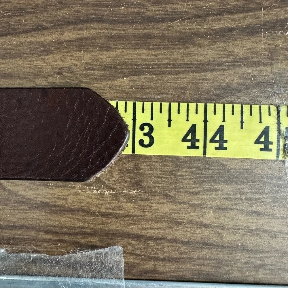 L.L. Bean Men's Brown Genuine Leather Belt, Large